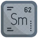 Samario Quimica Tabela Periodica Ícone