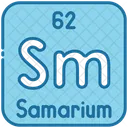 Samario Quimica Tabela Periodica Ícone