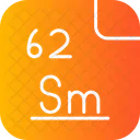 Samarium Periodic Table Chemistry Icon