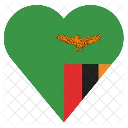 Sambia Flag Symbol