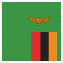 Sambia Flagge Symbol