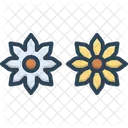 Same Flowers Similar Equal Icon