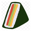 Samgak Kimbab Sandwich Food Icon