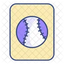 Sammelkarte Baseball Baseballclub Symbol