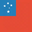 Samoa Flag World Icon