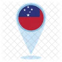 Samoa Location  Icon