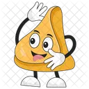 Samosa Rabanete Lampada Ícone