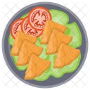 Samosa Indian Chicken Icon