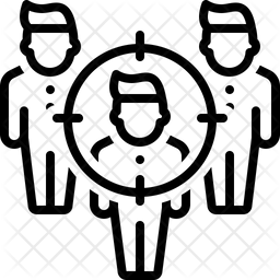 Sampling Icon - Download in Line Style