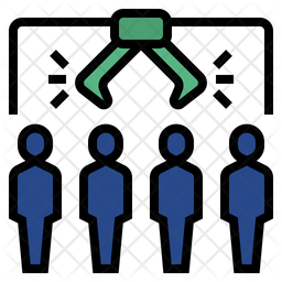 Sampling Variation Icon - Download in Colored Outline Style