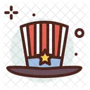 Sams Hat Uncle Sam Hat Icon