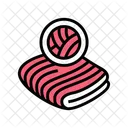 Samtstoff Samtmaterial Samt Symbol