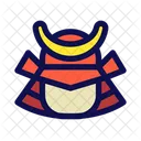 Samurai Hut Kopf Symbol