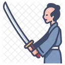 Isamurai Samurai Lutador Icon