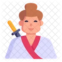 Japanese Person Samurai Man Samurai Icon