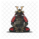 Samurai Rustung Symbol