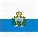 Flag Country San Marino Icon