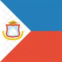 Sint Maarten Bandera Icono