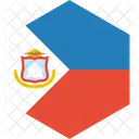 Sint Maarten Bandera Icono