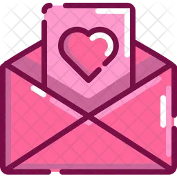 Carta de amor  Icono