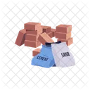 Sand Cement Bag Icon