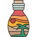 Sand Art Bottle  Icon