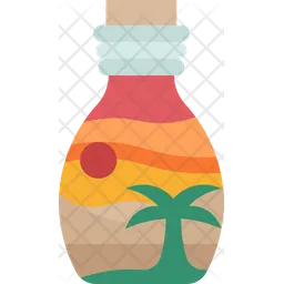 Sand Art Bottle  Icon