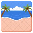 Sand Beach Beach Sea Icon