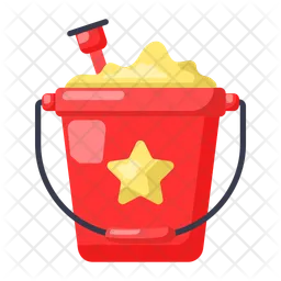 Sand bucket  Icon