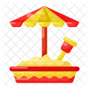 Shovel Umbrella Beach Icon