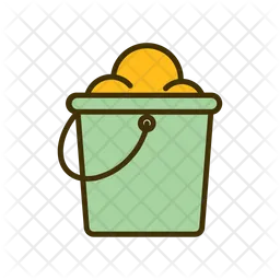 Sand Bucket  Icon