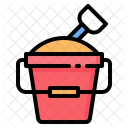 Sand Bucket  Icon