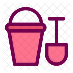 Sand Bucket  Icon