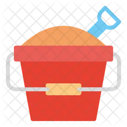 Sand Bucket  Icon