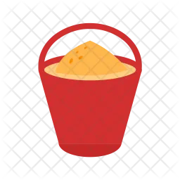 Sand bucket  Icon