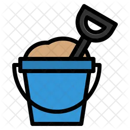 Sand Bucket  Icon