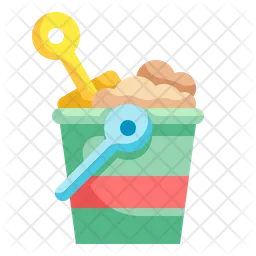 Sand Bucket  Icon