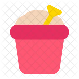 Sand bucket  Icon