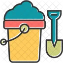 Sand bucket  Icon