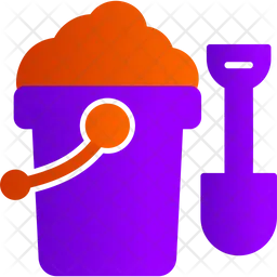 Sand bucket  Icon