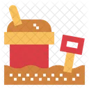 Sand Bucket  Icon