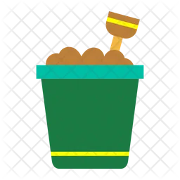 Sand Bucket  Icon