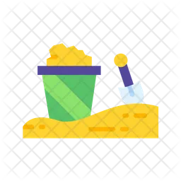 - sand bucket  Icon