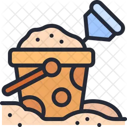 Sand Bucket  Icon