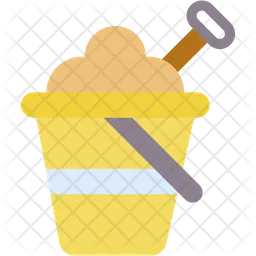 Sand bucket  Icon