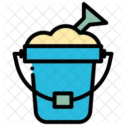 Sand bucket  Icon