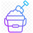 Sand Bucket And Shovel Icon