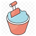 Sand Basket Bucket Beach Icon