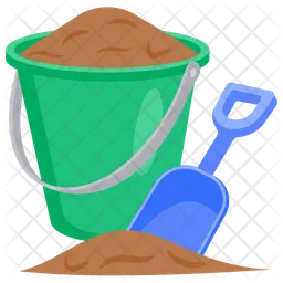 Sand bucket  Icon