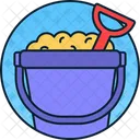 Sand bucket  Icon